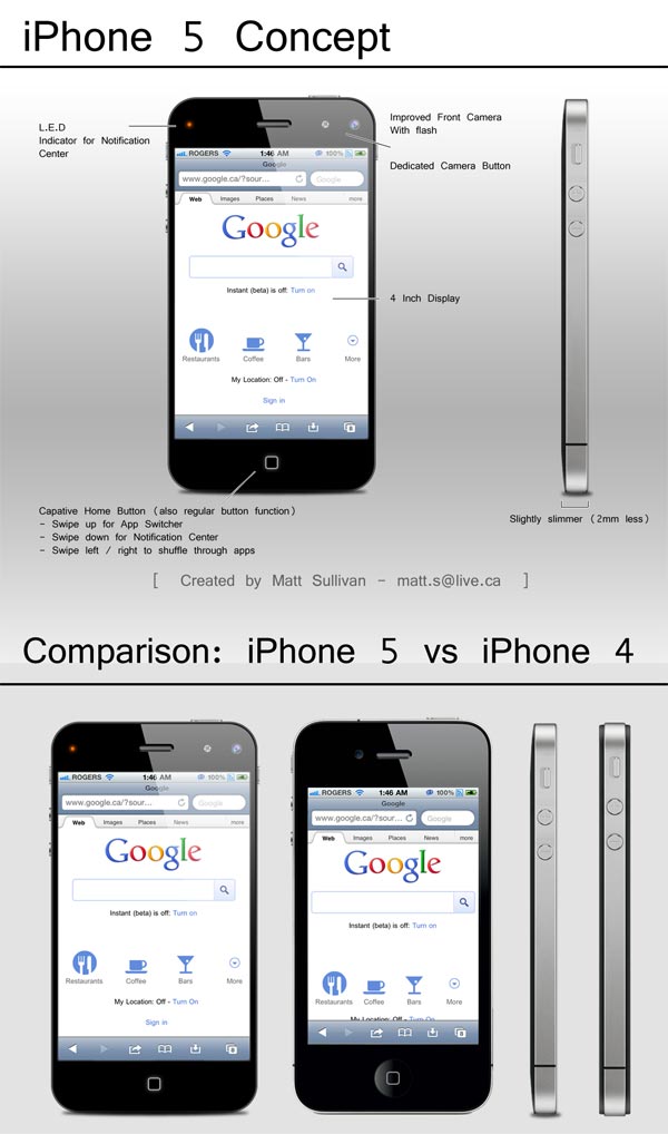iPhone 5 concept iPhone 5 concept