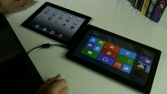 Samanburður á iPad og Windows 8