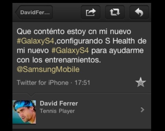 David Ferrer iPhone