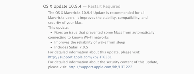 Mac OS X - 10.9.4