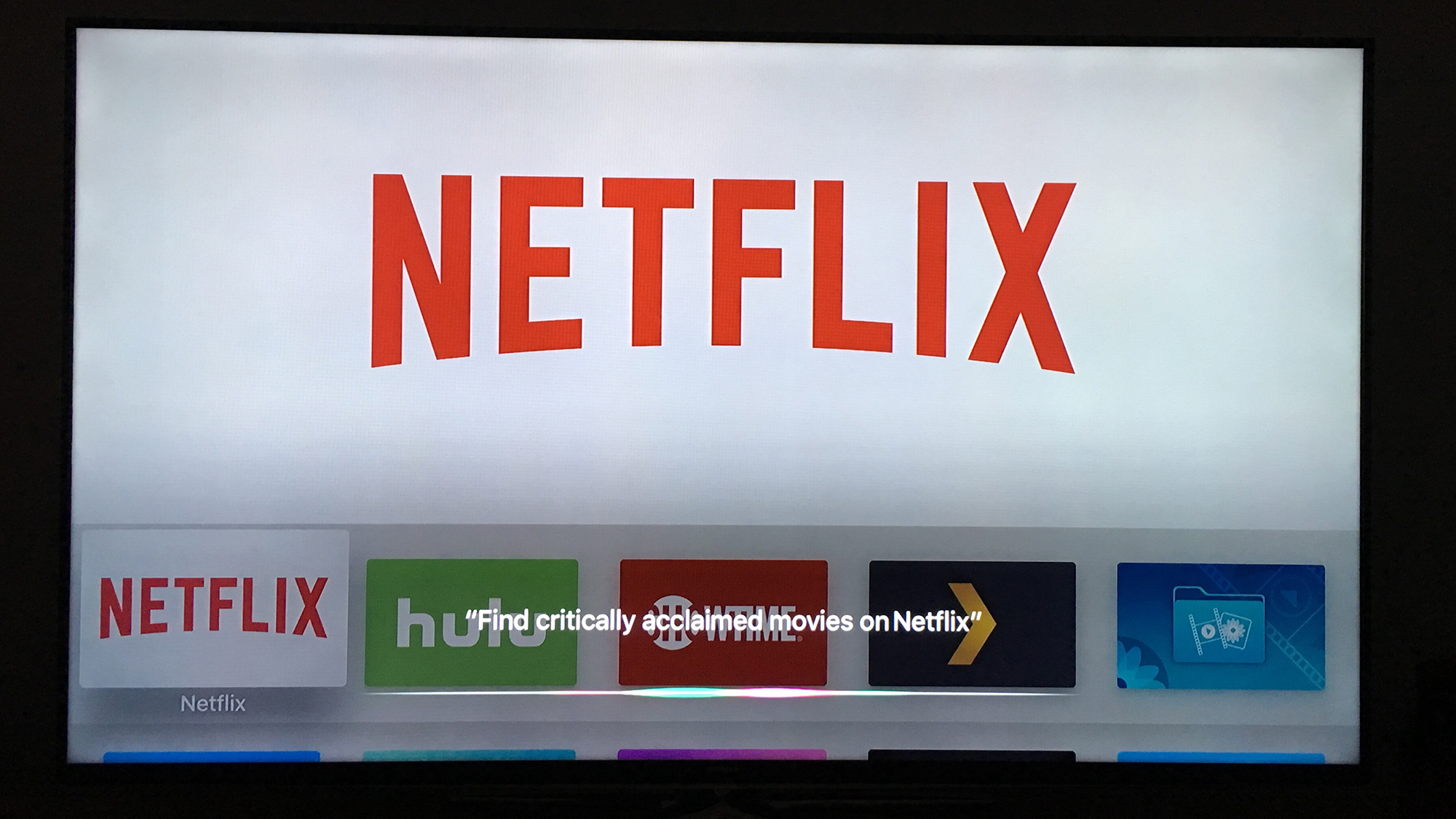 Siri - Critically acclaimed movies on Netflix